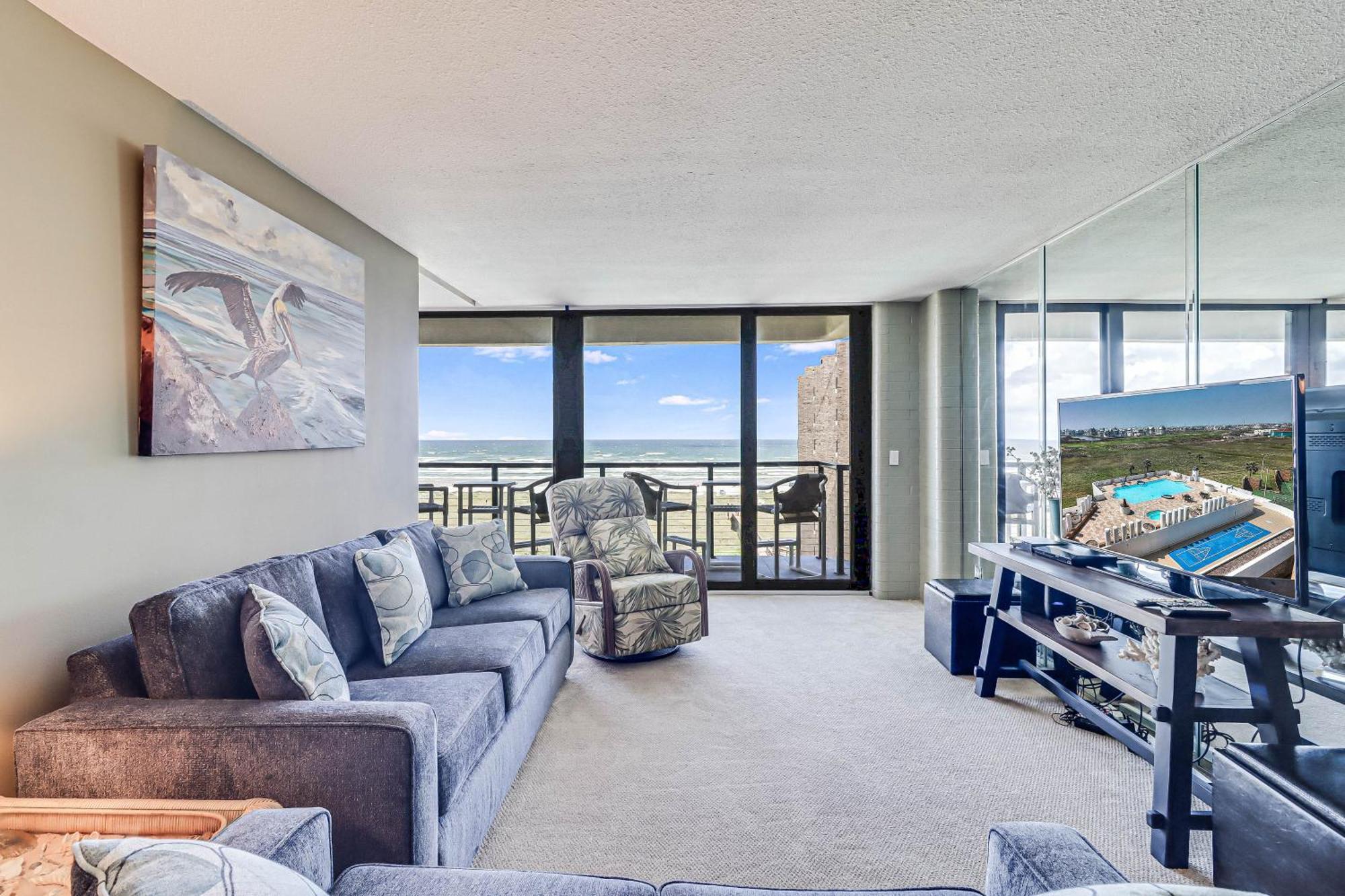 Sunrises And Ocean Views In This 2 Bedroom 2 Bath Порт-Аранзас Экстерьер фото
